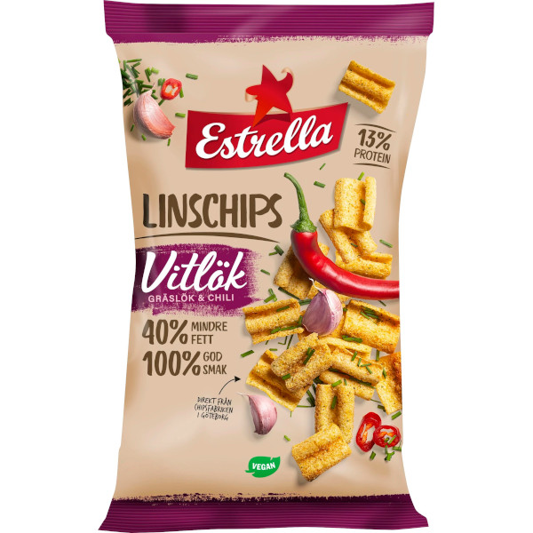 Estrella Linschips Vitlök/Gräslök/Chili