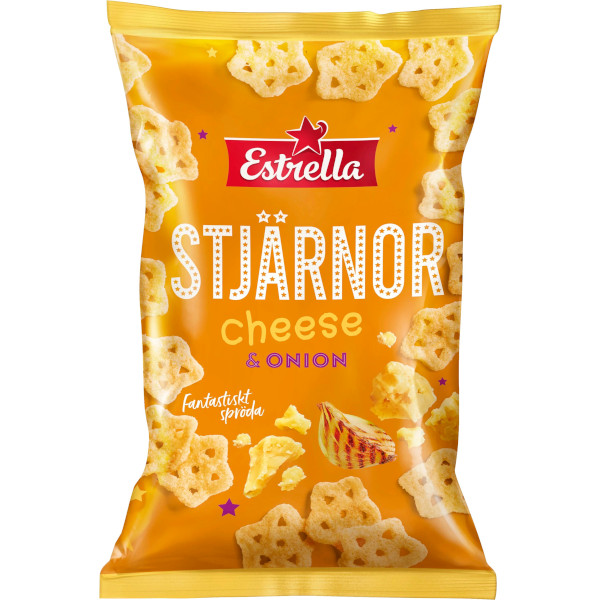 Estrella Stjärnor Cheese & Onion