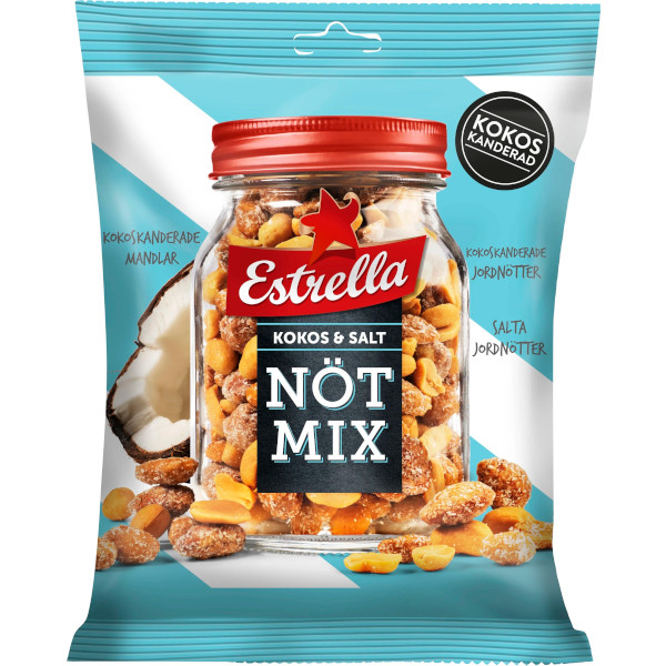 Estrella Nötmix Kokos & Salt