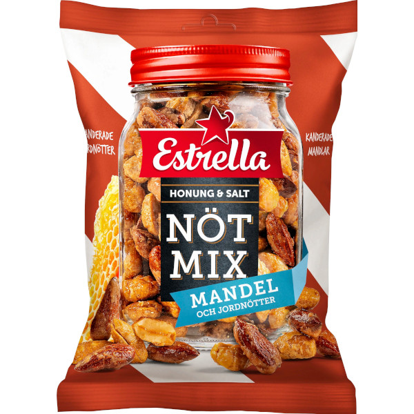 Estrella Nötmix Honung & Salt Mandel