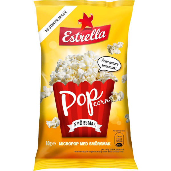 Estrella Micropop Smörsmak