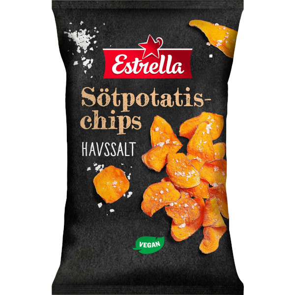 Estrella Sötpotatischips Havssalt