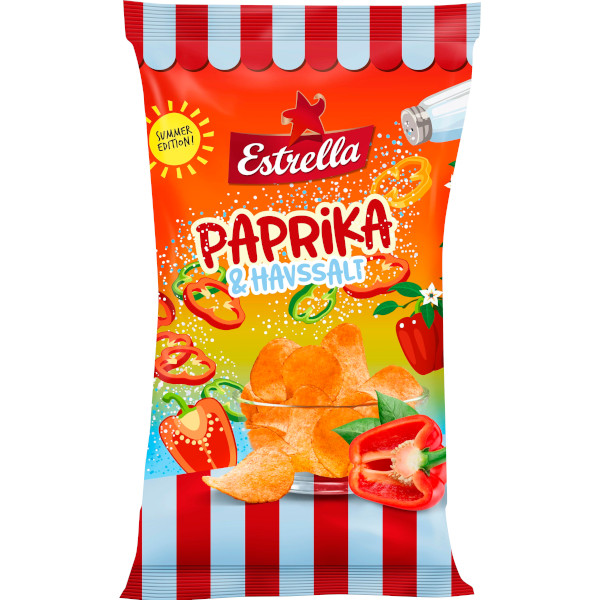 Estrella Chips Paprika & Havssalt