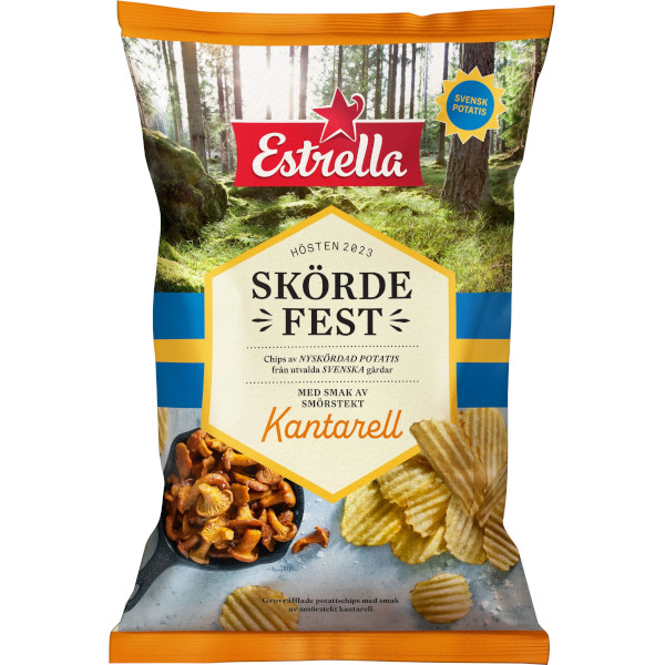 Estrella Chips Skördefest Kantarell