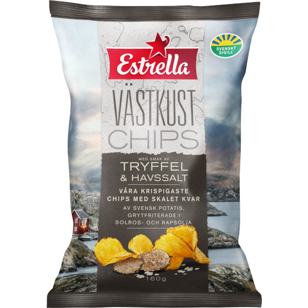 Estrella Västkustchips Tryffel & Havssalt