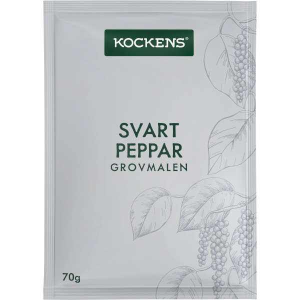 Kockens Svartpeppar Grovmalen