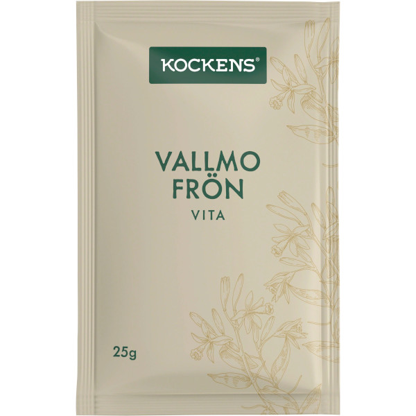 Kockens Vallmofrön Vita