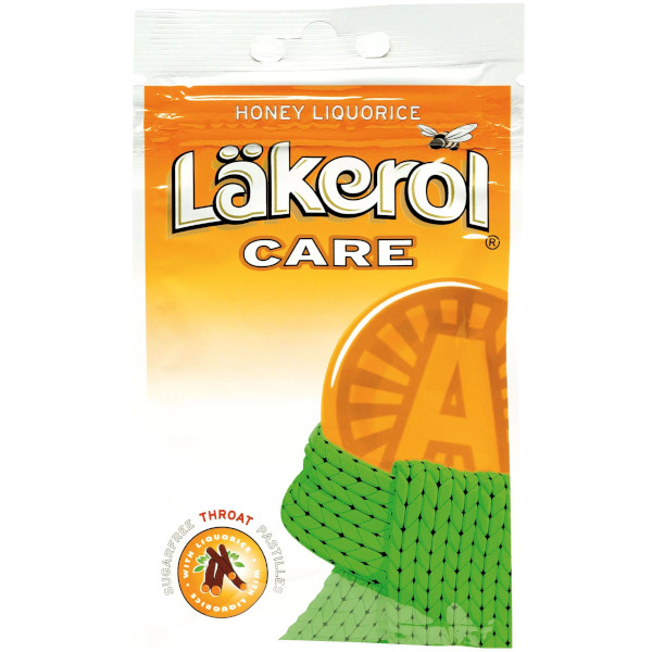 Läkerol Halspastiller Care Honey Liquorice