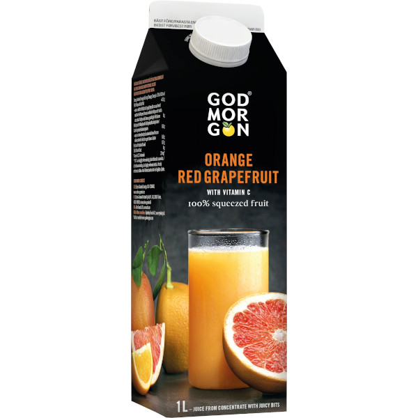 God Morgon Juice Orange/Red Grapefruit