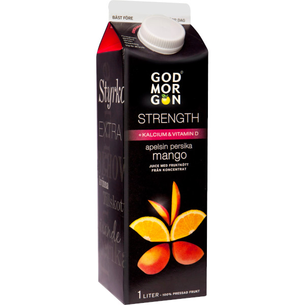 God Morgon Juice Apelsin/Persika/Mango +Kalcium & Vitamin D
