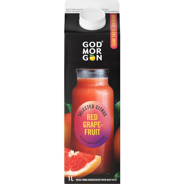 God Morgon Juice Selected Citrus Red Grapefruit