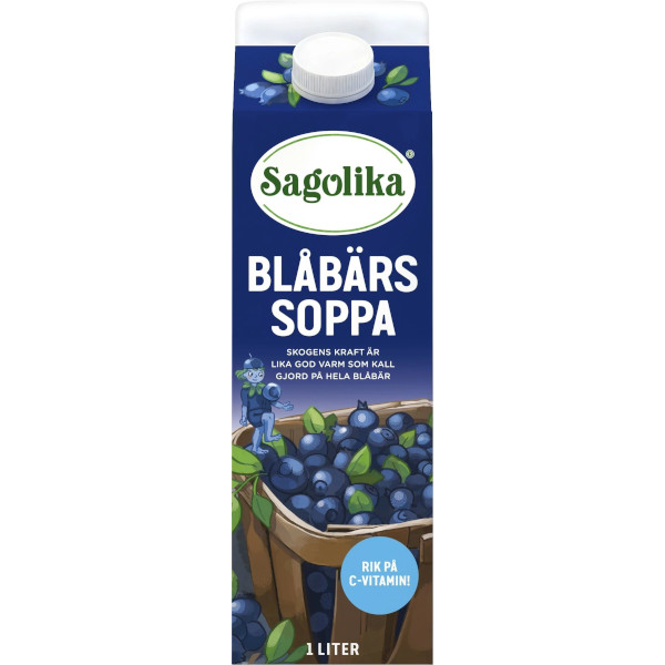 Sagolika Blåbärssoppa