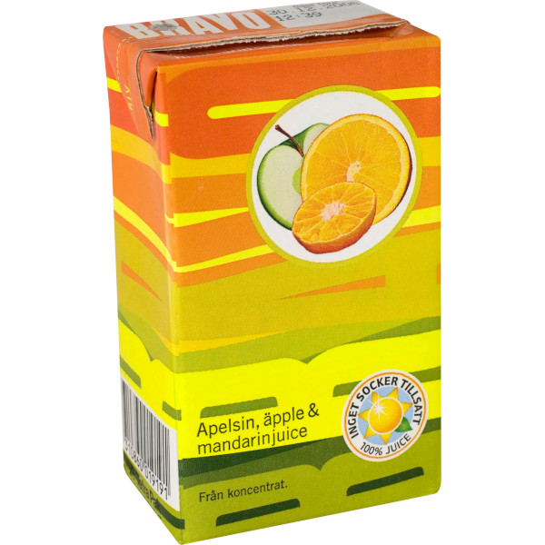 Bravo Juice Apelsin/Äpple/Mandarin