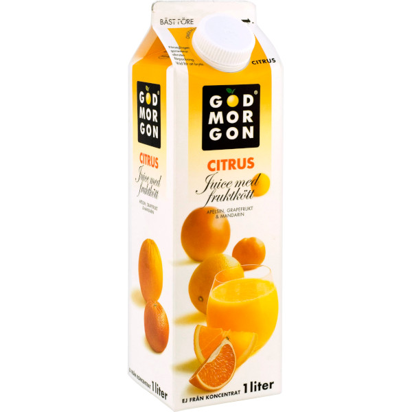 God Morgon Juice Citrus Fruktkött