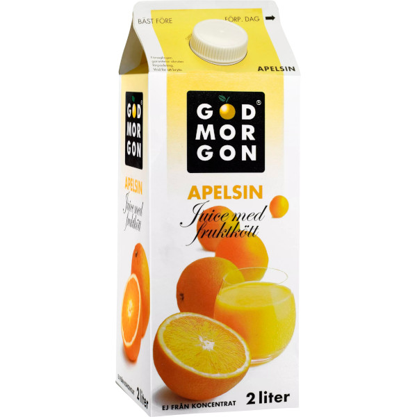 God Morgon Juice Apelsin Fruktkött