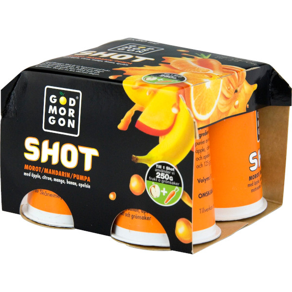 God Morgon Shot Morot/Mandarin/Pumpa