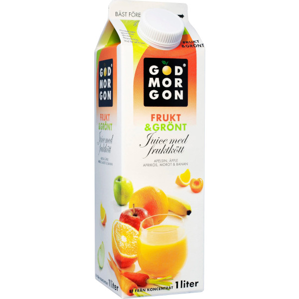 God Morgon Juice Frukt & Grönt Gul