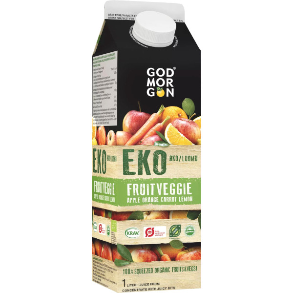 God Morgon Juice Fruit Veggie Eko