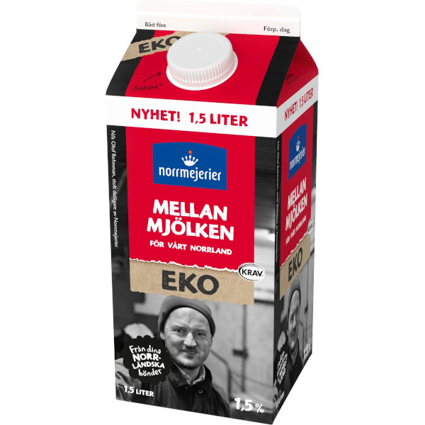 Norrmejerier Mellanmjölken Eko