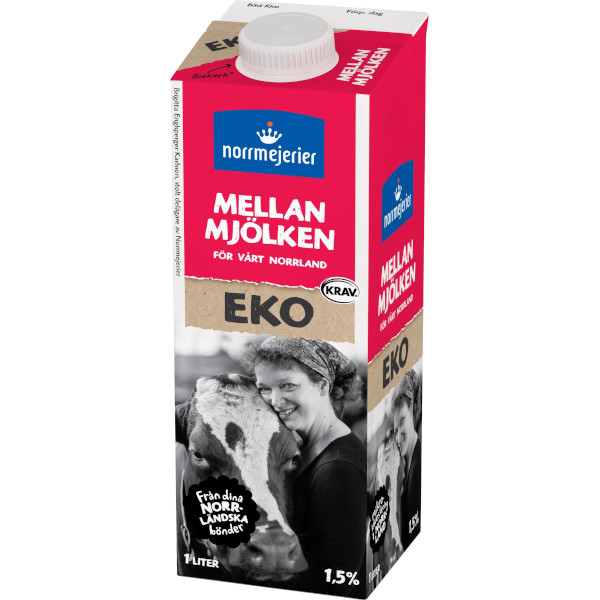 Norrmejerier Mellanmjölken Eko