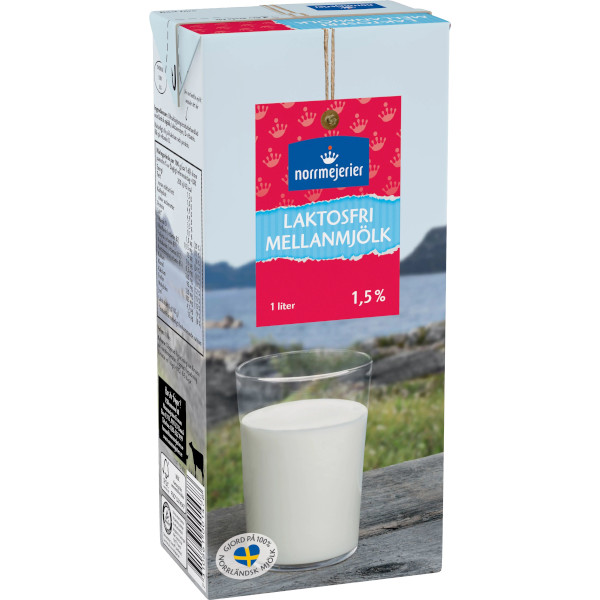 Norrmejerier Mellanmjölk Laktosfri