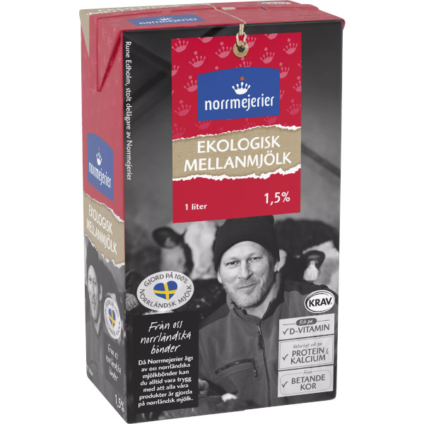 Norrmejerier Mellanmjölk Ekologisk