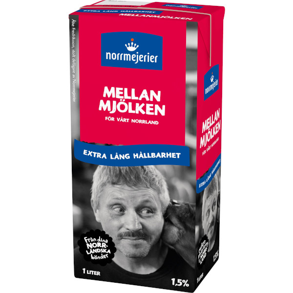 Norrmejerier Mellanmjölken Extra Lång Hållbarhet
