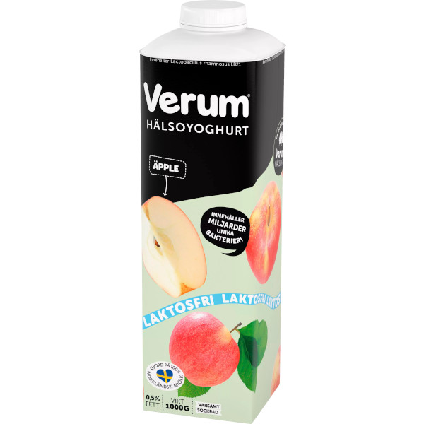 Verum Hälsoyoghurt Äpple Laktosfri