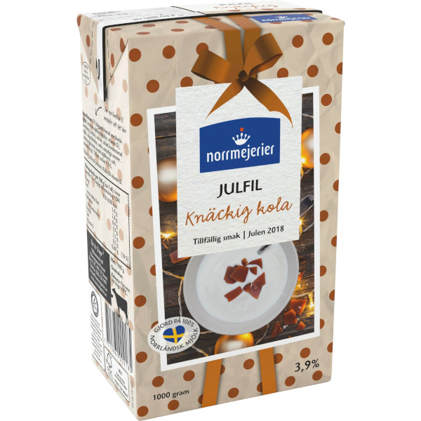 Norrmejerier Julfil Knäckig Kola