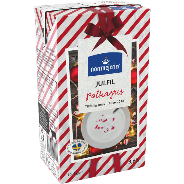 Norrmejerier Julfil Polkagris