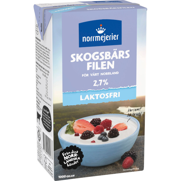 Norrmejerier Skogsbärsfilen Laktosfri