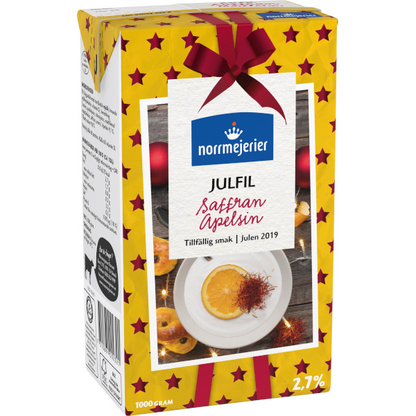 Norrmejerier Julfil Saffran/Apelsin