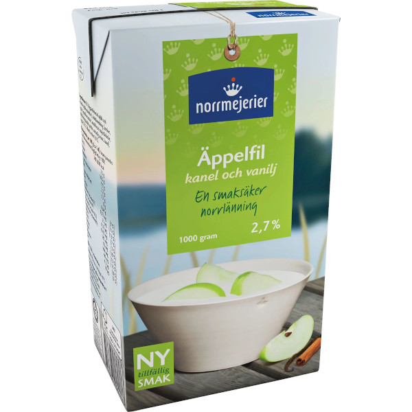 Norrmejerier Äppelfil Kanel/Vanilj