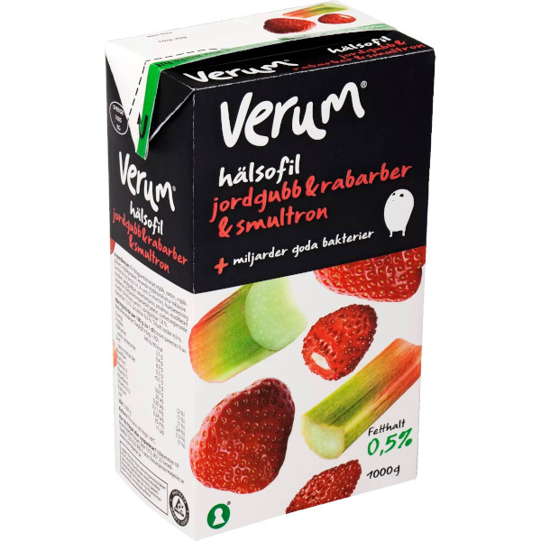 Verum Hälsofil Jordgubb/Rabarber/Smultron