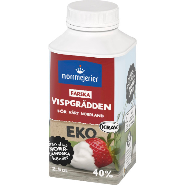 Norrmejerier Vispgrädden Eko