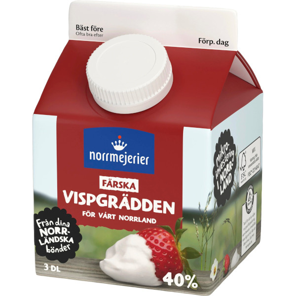 Norrmejerier Vispgrädden