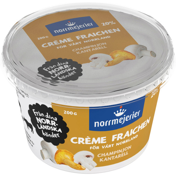 Norrmejerier Crème Fraichen Champinjon/Kantarell