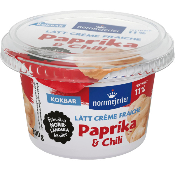 Norrmejerier Crème Fraiche Lätt Paprika & Chili