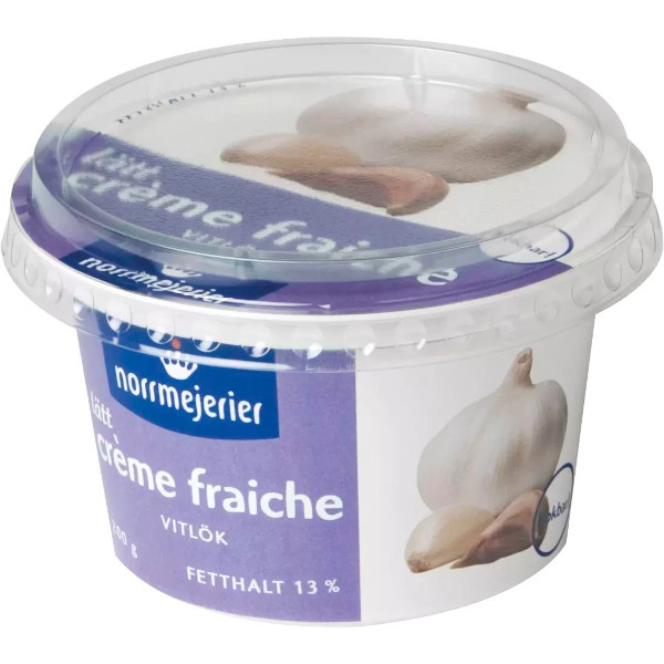 Norrmejerier Crème Fraiche Lätt Vitlök