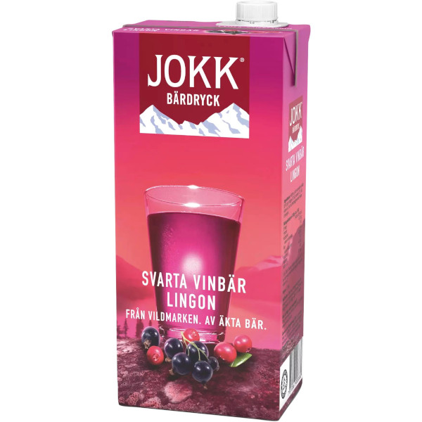 Jokk Bärdryck Svarta Vinbär & Lingon