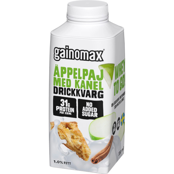 Gainomax Drickkvarg Äppelpaj/Kanel