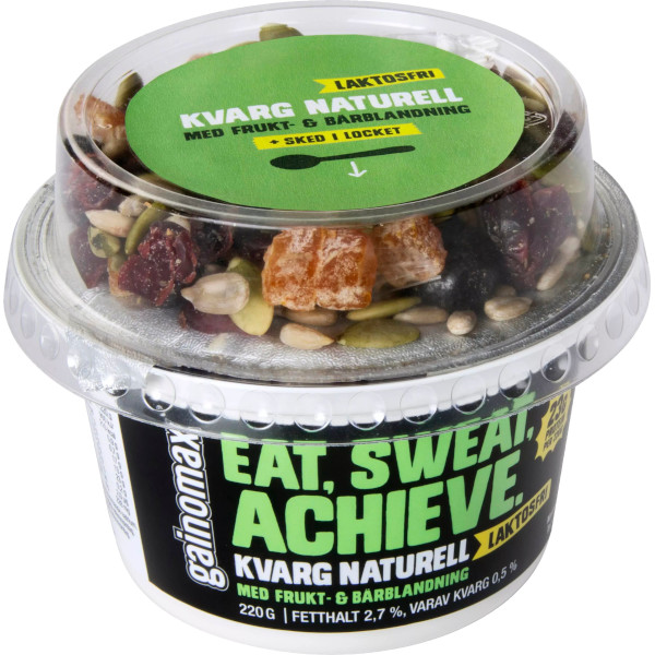 Gainomax Kvarg Naturell Frukt & Bärblandning