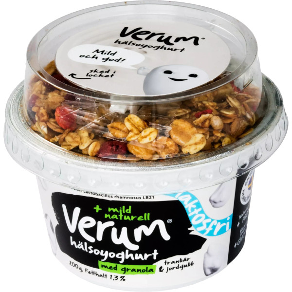 Verum Hälsoyoghurt Mild Naturell & Granola