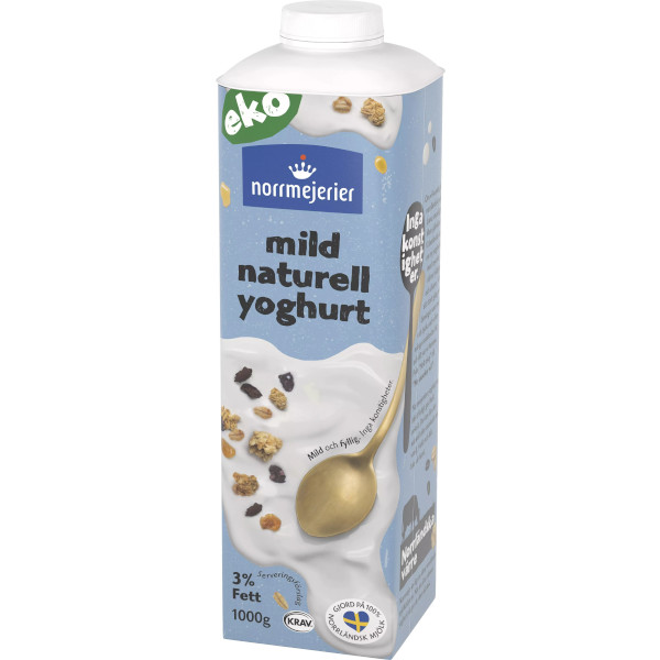 Norrmejerier Yoghurt Mild Naturell Ekologisk 3%