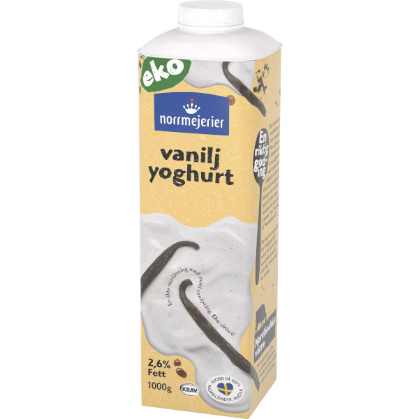 Norrmejerier Vaniljyoghurt Ekologisk 2,6%