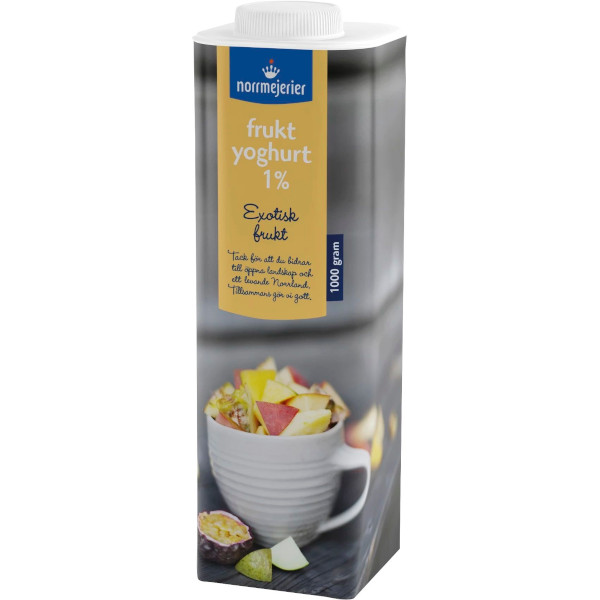 Norrmejerier Fruktyoghurt Exotisk Frukt 1%