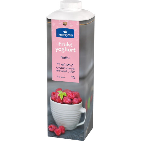 Norrmejerier Fruktyoghurt Hallon 1%