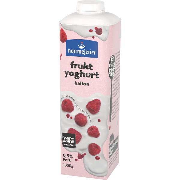 Norrmejerier Fruktyoghurt Hallon 0,5%