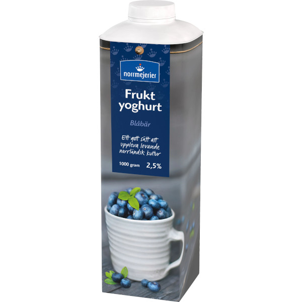 Norrmejerier Fruktyoghurt Blåbär 2,5%