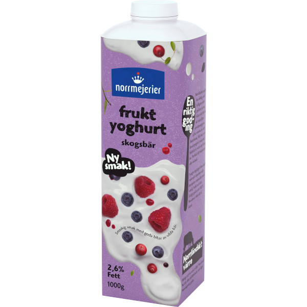 Norrmejerier Fruktyoghurt Skogsbär 2,6%